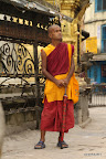 Monk at Swayambhunath