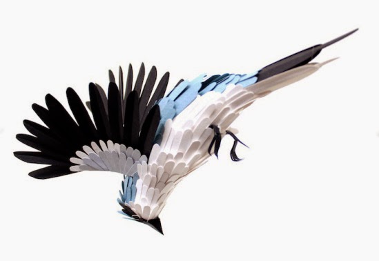 Фантастические бумажные птицы Дианы Белтран Эррера (10 фото) | Картинка №2