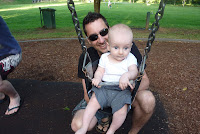 My first swing!