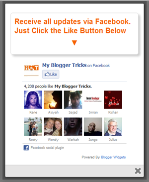 jquery popup facebook likebox