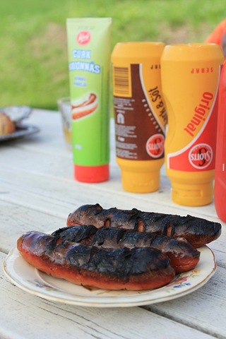 grillad korv grillad korv