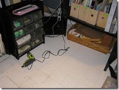 Floor by Computer Desk