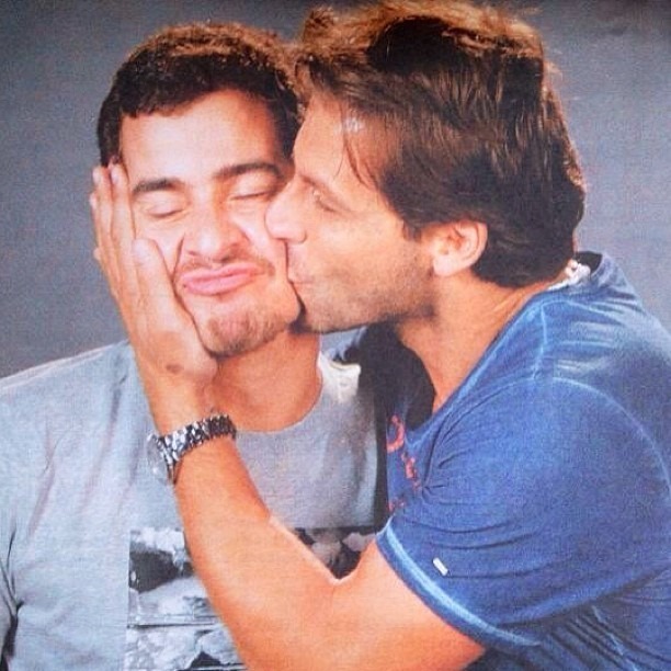 Thiago Martins e Henri Castelli Thiago Martins e Henri Castelli