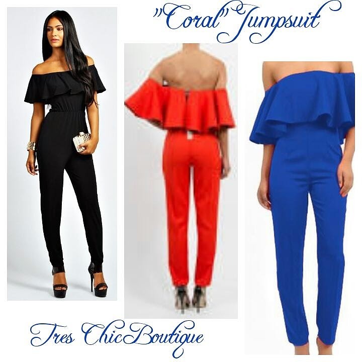 coral color jumpsuit