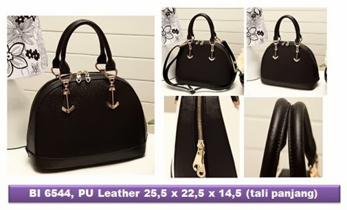 BI 6544 (211.000) - PU leather, 25.5 x 22.5 x 14.5 ada tali panjang