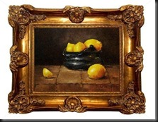 Silver Lemons framed