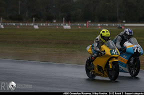 ASBK Queensland Raceway. Friday Practice.  2012 Round 3 - Support categories