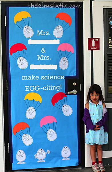 EggCiting teacher door