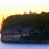 The Church of Lourdes on the Cliffs of Easo at Sunset - Lifou, New Caledonia