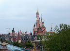 Panoramic view over Disneyland Panoramic view over Disneyland
