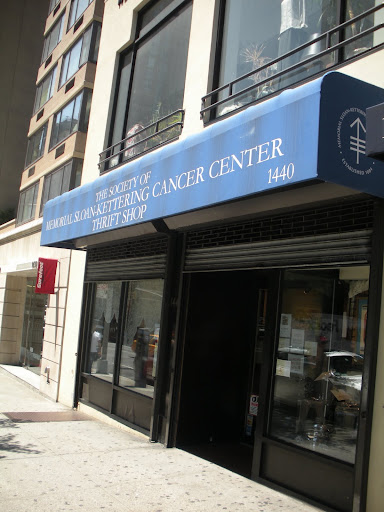 Up next: the Memorial Sloan-Kettering Thrift Shop.