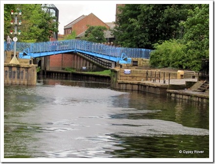 Scene's along the River Ouse. The rivers Ouse and Foss join here. The lift bridge has to be wound up and down by hand.