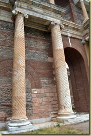 Sardis Gymnasium Faced Columns Twisted