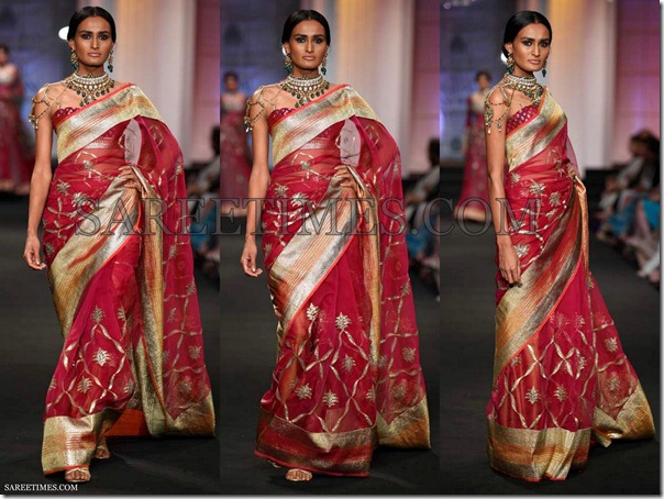Ashima_Leena_Maroon_Saree