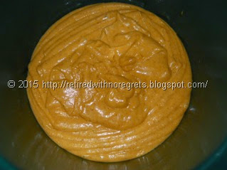 Slow-Cooker Pumpkin Cake - Gluten Free batter Slow-Cooker Pumpkin Cake - Gluten Free - batter