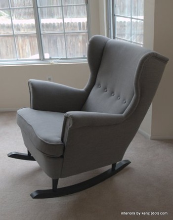 Wingback Rocker {Interiors by Kenz}