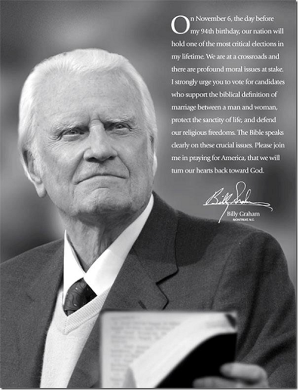 billy graham election