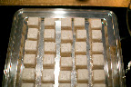 Even the petit fours by One Girl Cookies had little initials inscribed on them!
