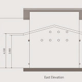 図3: バードハウスの一例（短辺面）