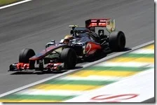 Hamilton conquista la pole del gran premio del Brasile 2012