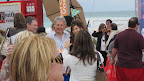 I spotted over a dozen celebrity chefs and Food Network hosts around the tents.  Here's Marc Summers, a hero for those of us who grew up watching Double Dare, now the host of Unwrapped.