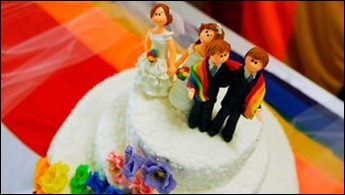 bolo casamento gay