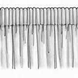 accordian pleat drapery style