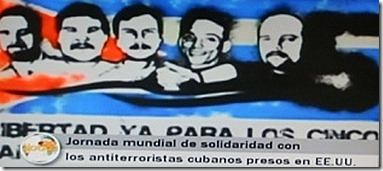 Solidariedade com os antiterroristas cubanos presos nos EUA. Ago2012