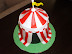 3D Circus Tent Cake