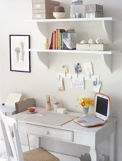 One of the essential elements of a home office is shelving. These shelves hold items that are not used frequently, but need to be within an arm's reach. One of the essential elements of a home office is shelving. These shelves hold items that are not used frequently, but need to be within an arm's reach.