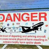 Maho Beach:  These Signs Are Not A Joke - Philipsburg, St. Maarten