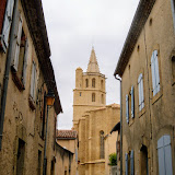 Avignonet-Lauragais, le clocher de 42 metres.