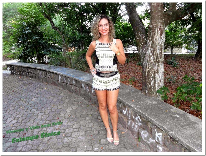 Estampa étnica Vivendo Feliz Estampa étnica Vivendo Feliz