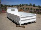 Donated truck tray ready for shipment