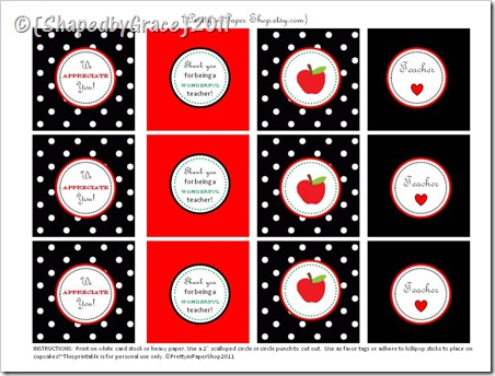 TeacherAppreciatePrintables