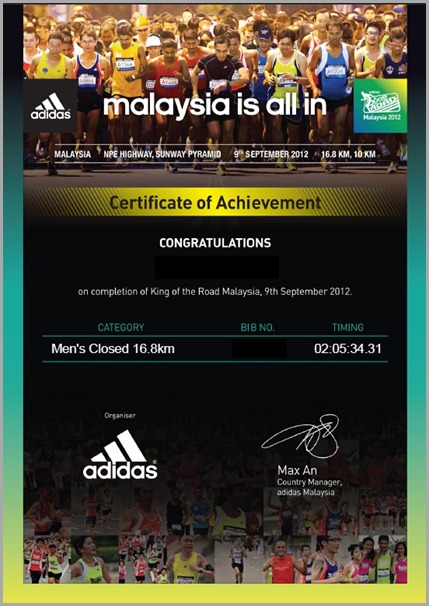 KOTR cert KOTR cert