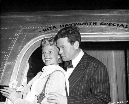 Rita Hayworth and Orson Welles 1947