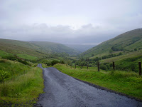 On the trail in the Glens of Antrim.