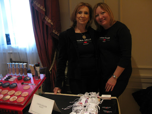 Carrie and Janet from Laura Geller provided beauty tips for brides.