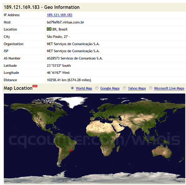 189.121.169.183 Whois lookup - Whois_1313414189241 189.121.169.183 Whois lookup - Whois_1313414189241