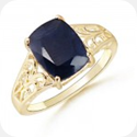 Sapphire Diamond Ring