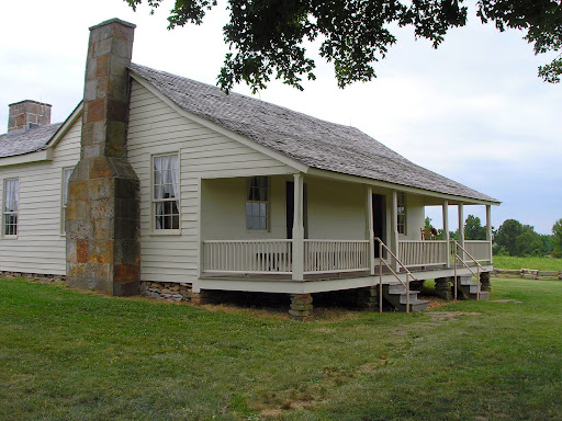 The home of John Ray and his family, which was also the area Post Office, became the Confederate field hospital. Mr. Ray watched the battle from his porch. (Photo credit: Jeremy Shreckhise)