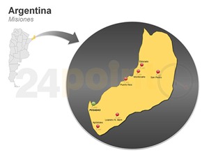 missions map misiones map