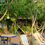 The outside patio for Casa de Felipe - note, no gritty sand to get stuck in every nook and cranny!