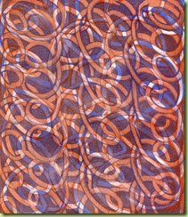 5.Lidl blue and white acrylic gloss AGL swirled with cotton bud and same on top with Lidl metallic orange 5.Lidl blue and white acrylic gloss AGL swirled with cotton bud and same on top with Lidl metallic orange