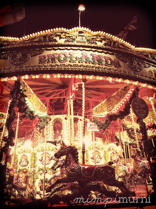 carousel at Winter Wonderland        