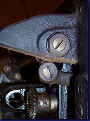 rear end view of machine bottom rear end view of machine bottom