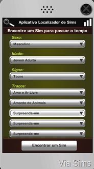Localizador de Sims Localizador de Sims