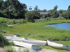 Cape Cod 8.8.2013 row boats on shore2