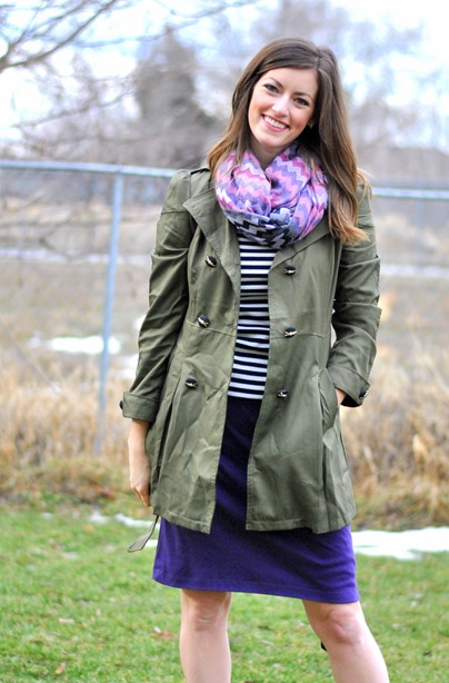 stripes + trench